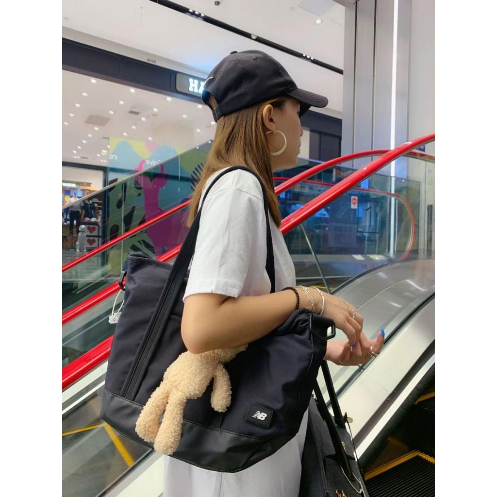 Tas Tote Bag ENBE Warna Hitam/Pink/Putih 40x25