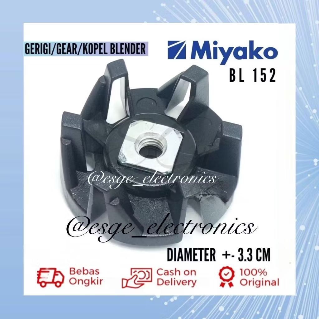ORIGINAL GEAR BLENDER MIYAKO BARU UPPER BLENDER MIYAKO COPEL BLENDER MIYAKO GEAR PLASTIK KOPEL