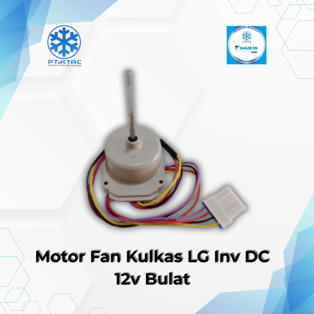 Motor Fan Kulkas LG Inv DC 12v Bulat