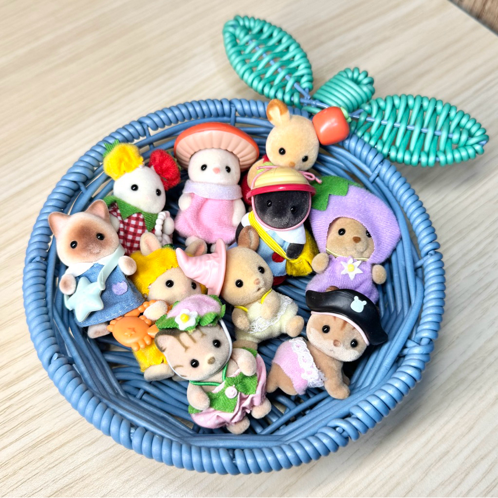 [READY UPDATED] Sylvanian Families Calico Critters Baby (1) — Tags: veggie babies deer mouse rabbit 