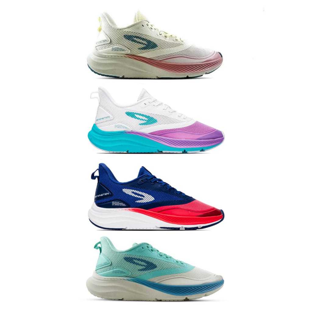 Sepatu Running Wanita 910 Nineten Sakura Original