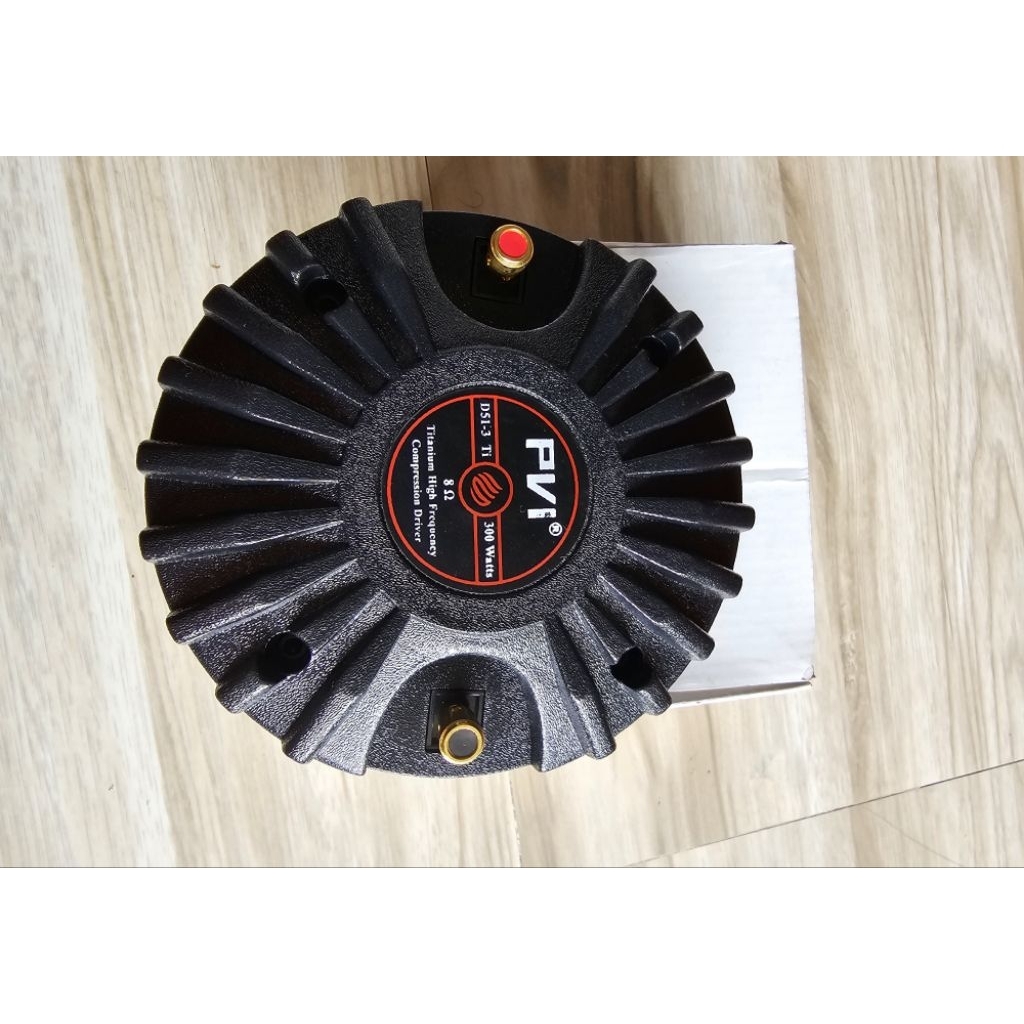 Driver Tweeter PVI D51 Twetter PVI D51-3 Ti Original VC 2 inchi 300 Watt Model Drat Bisa Spool Ulang
