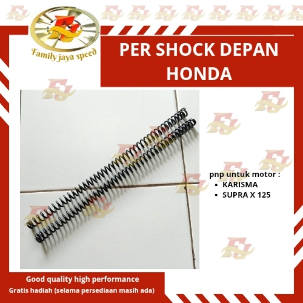 per shock shockbreaker depan honda karisma supra X 125 per shock depan good quality