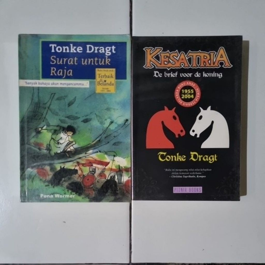 Novel Tonke Dragt Preloved Original Terjemahan | Kesatria - Surat Untuk Raja |