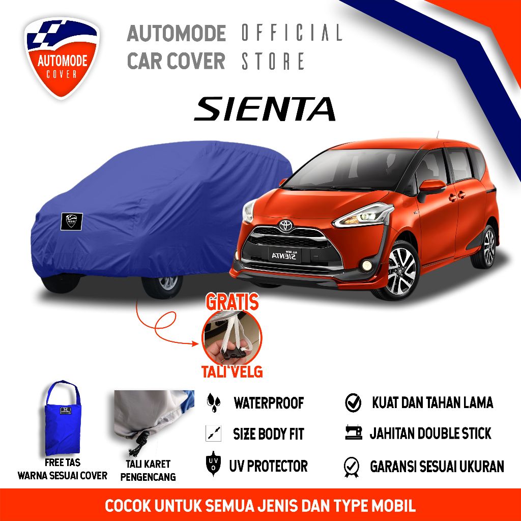 Sarung Mobil Sienta Cover Mobil Tyota Sienta Selimut Mobil Sienta Cover Body Mobil Sienta Waterproof