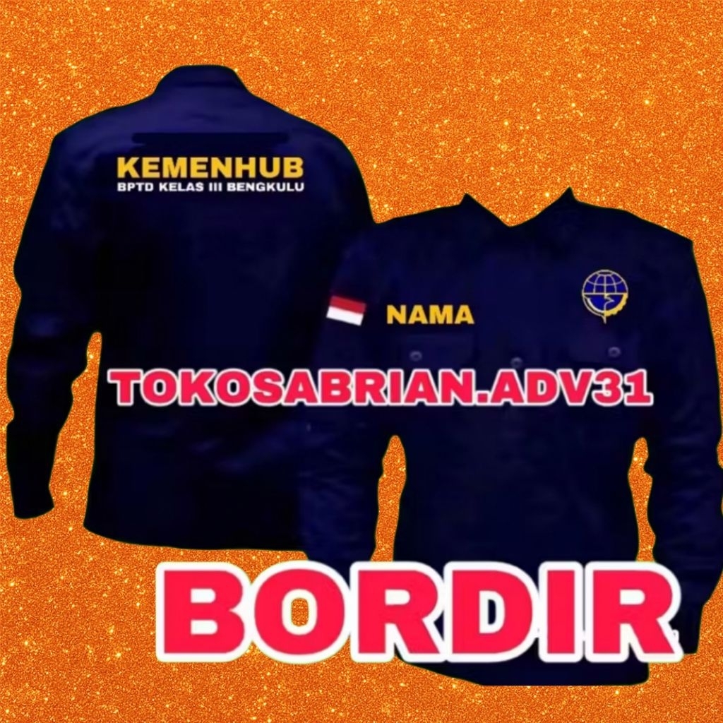 KEMEJA KEMNHUB SERAGAM KEMENHUB BAJU KEMENHUB