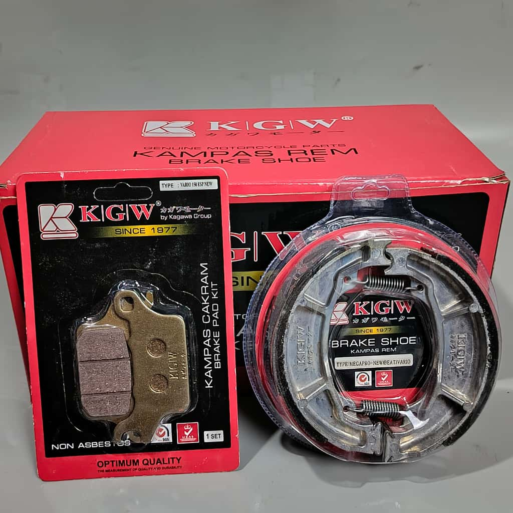 Kampas Rem Cakram DISPED DISCPAD + KAMPAS REM TROMOL VARIO 150 ORIGINAL KAGAWA