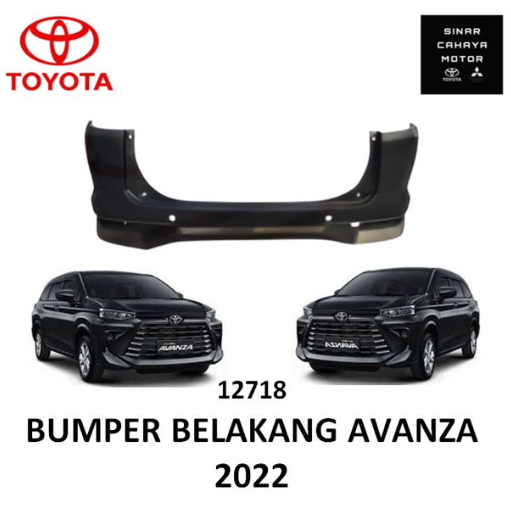 BUMPER BEMPER BAMPER BELAKANG MOBIL AVANZA 2022 *12718