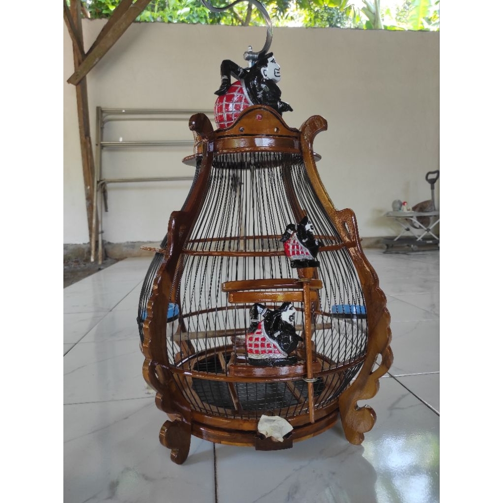 sangkar perkutut ukir asli Jepara