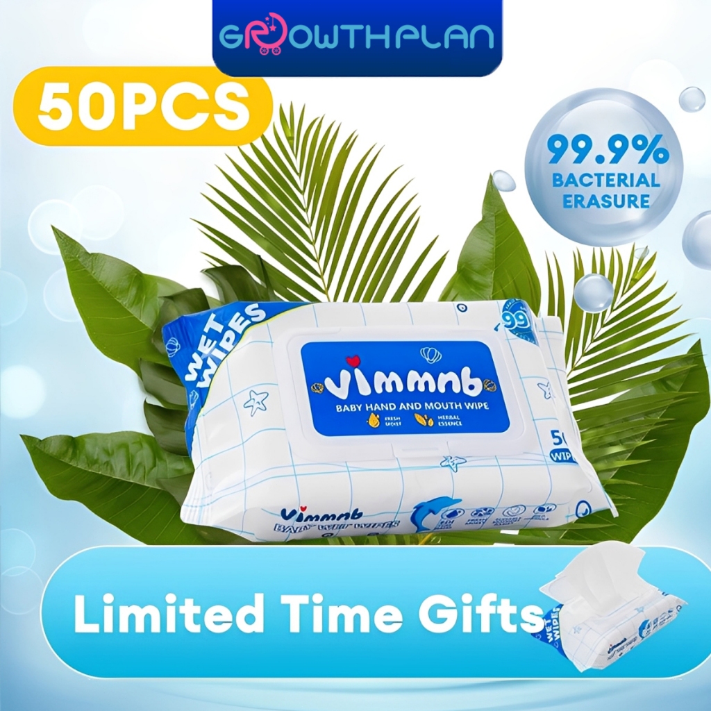 Tisu Basah Bayi (50 Lembar) Tisu Basah Bayi Non Alkohol Non Parfume