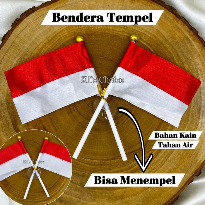 Bendera Tempel Merah Putih Bendera Indonesia Kecil Bendera Kaca Mobil