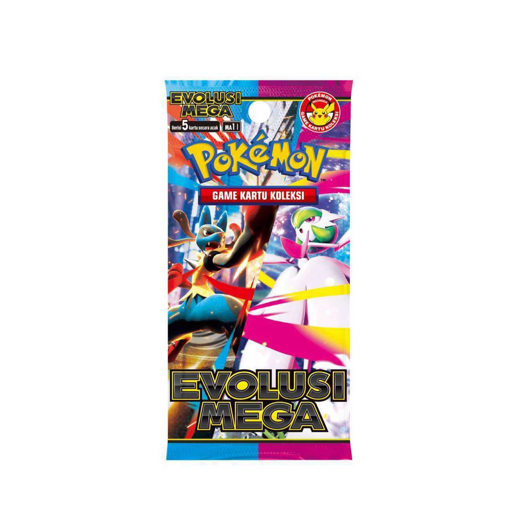 TCG Pokemon Evolusi Mega Booster Pack  - TCG Pokemon Indonesia