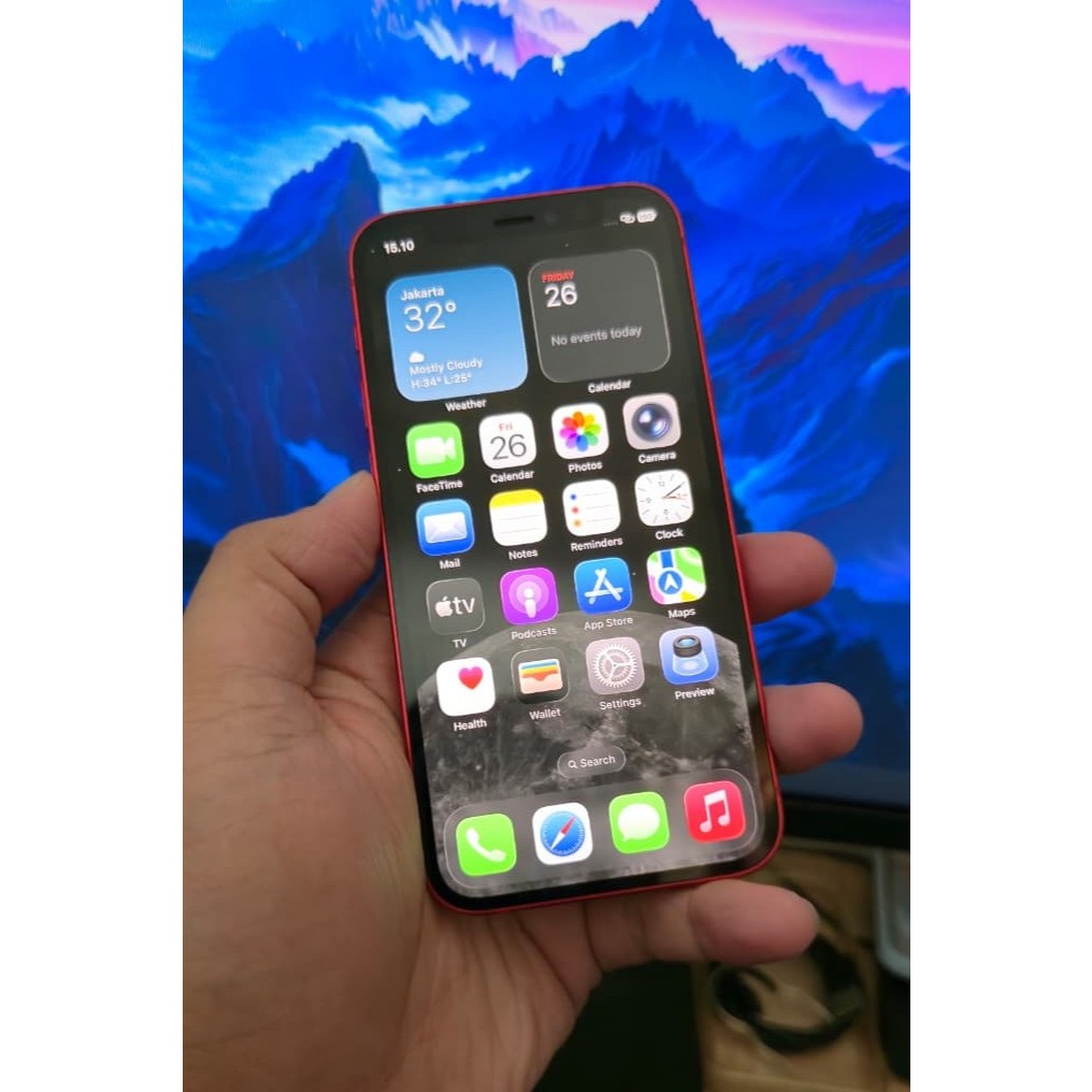 iPhone 12 Mini 128Gb iBox Resmi Indonesia PA/A Milik Pribadi iOS26 Update
