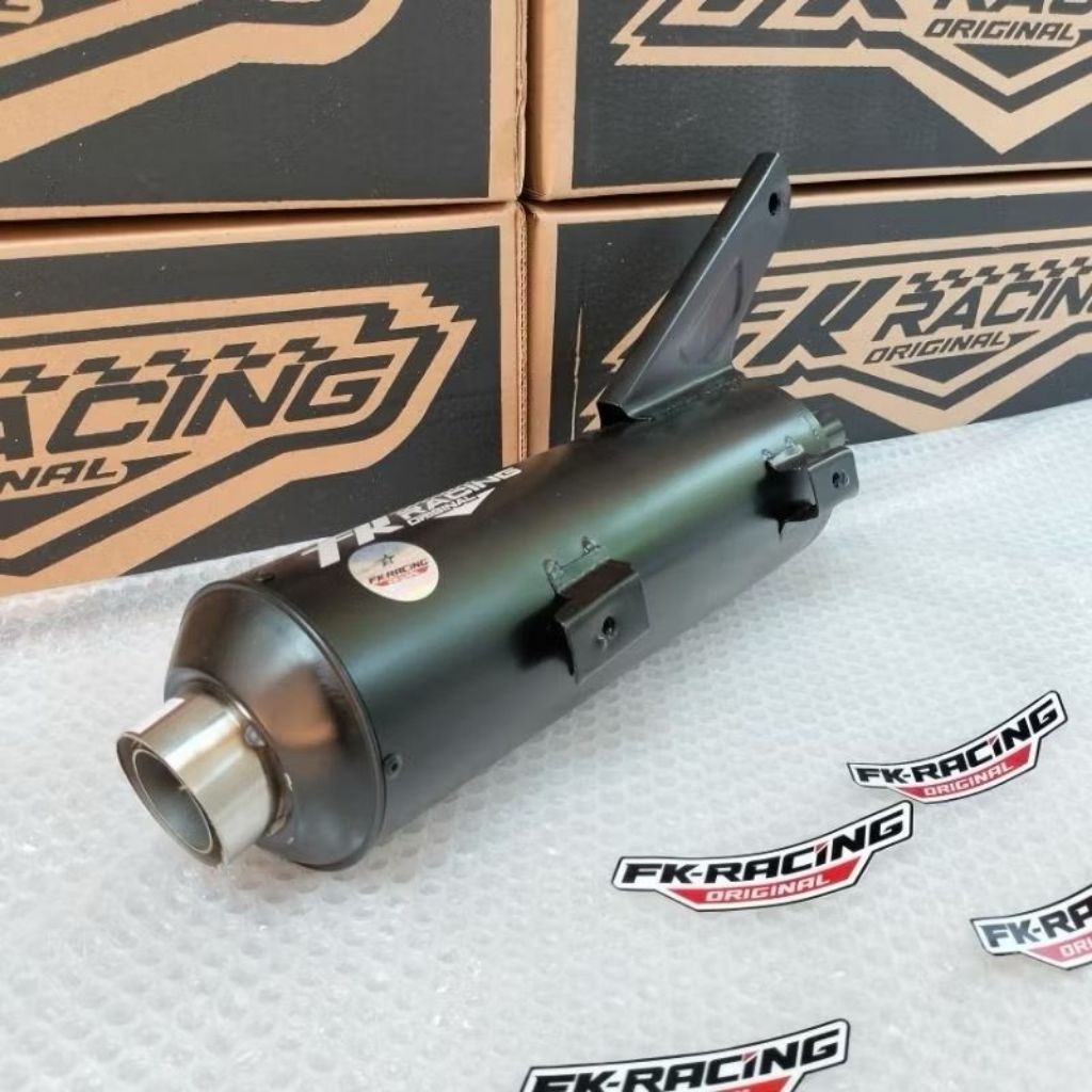 ￼Knalpot FK RACING MONCONG Vario 125/150 Beat Scoopy Mio Aerox Nmax - FK Racing Suara Bass