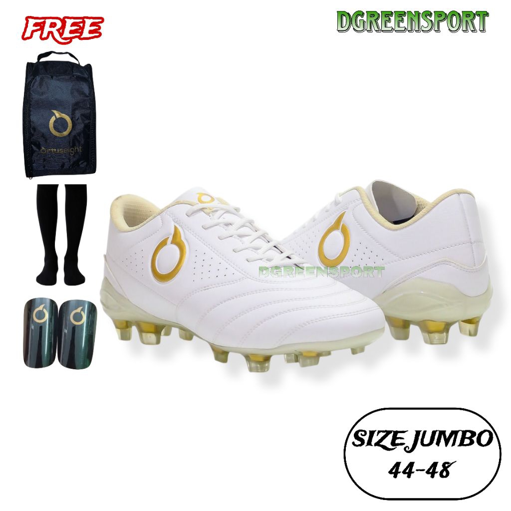 DGREENSPORT JUMBO PAKET BOLA SEPATU SEPAK BOLA ORTUSEIGHT_TERMURAH KAKI LEBAR SIZE 44 45 46 47 48