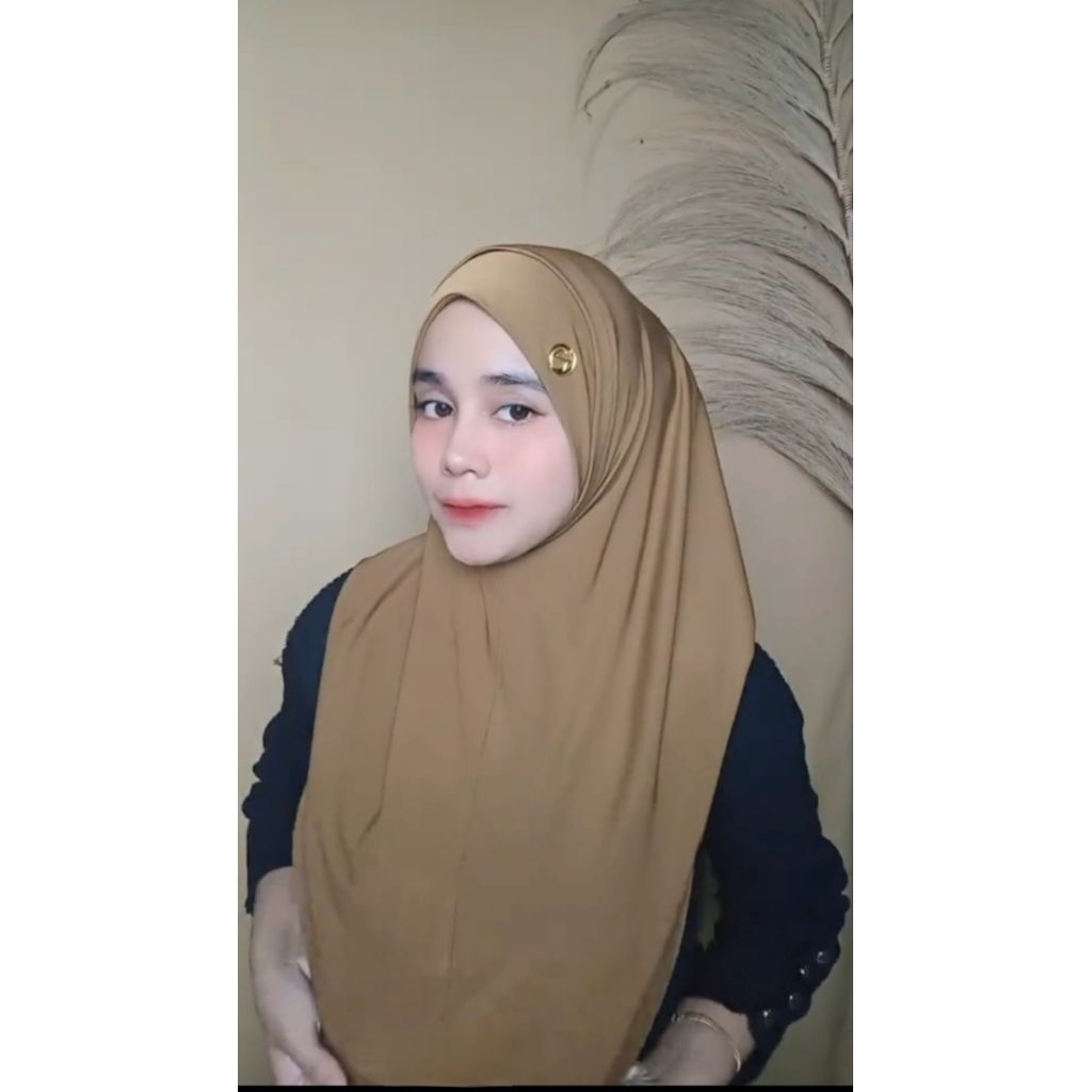 Marisa size L  hijab instant daily hijab soft pet hijab viral