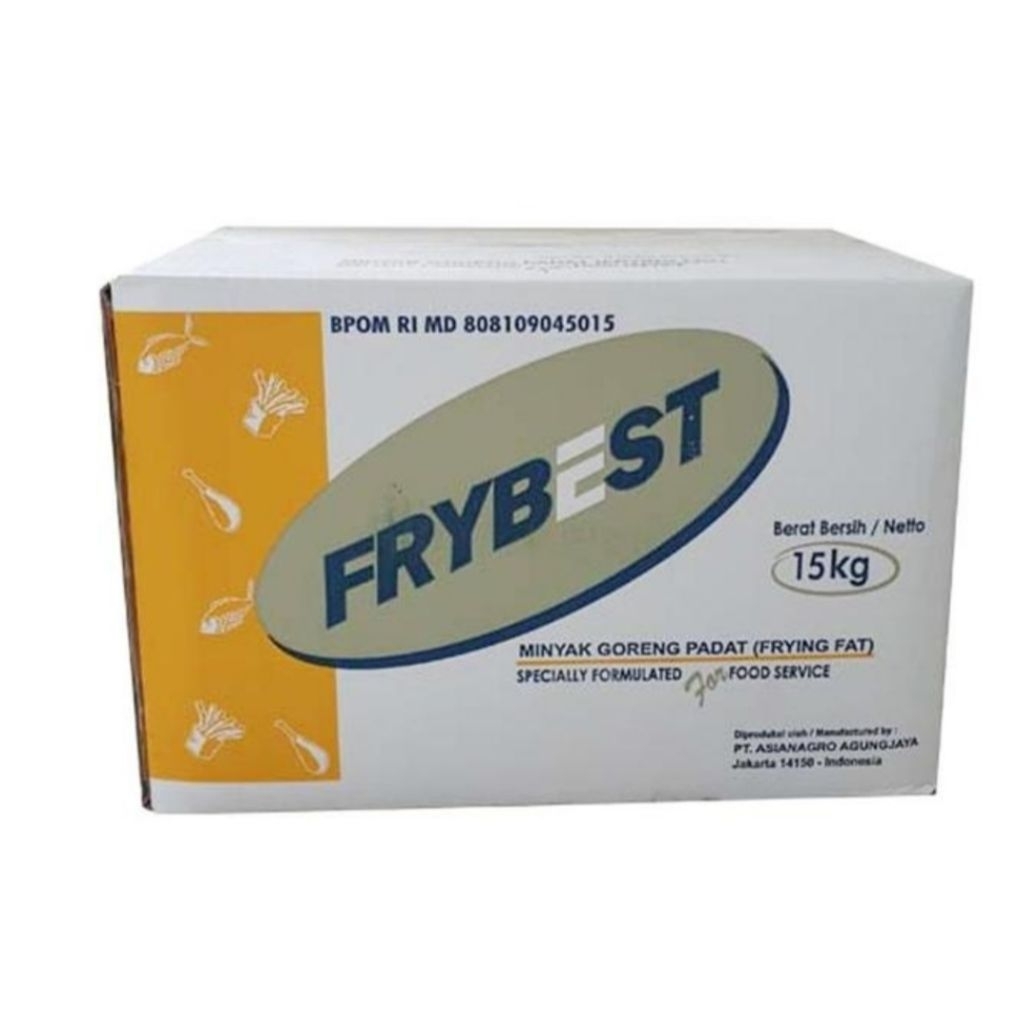 Minyak Goreng Padat Frybest 15 kg (1 Karton) Termurah Original