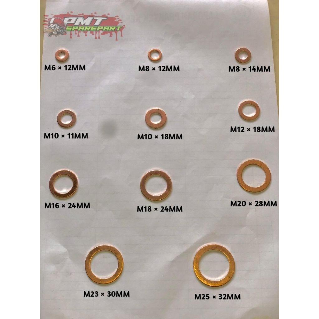 Ring Tembaga Reng Tembaga Ring Asli Tembaga Asli 100% Tembaga Tebal 1.2