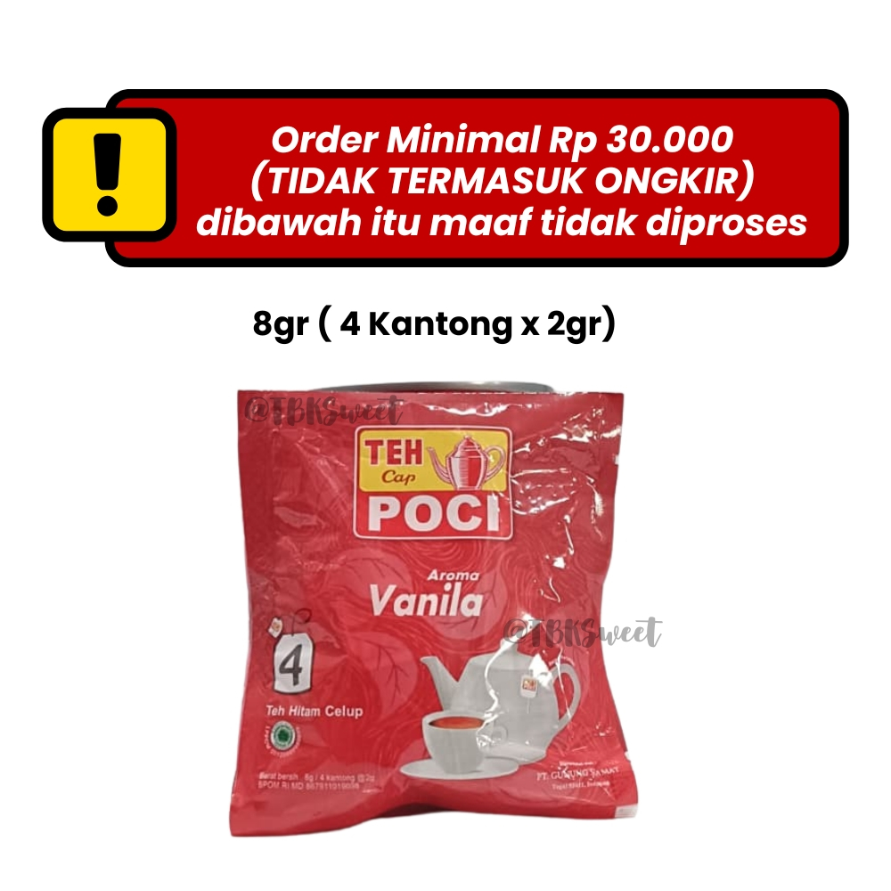 Teh Poci Vanilla 3 Sachet ( 4Kantong x 2gr)