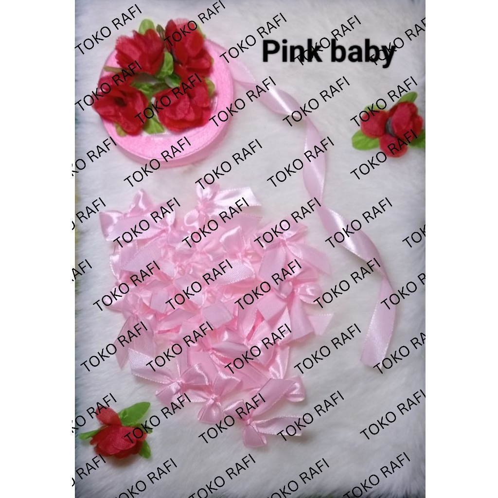 pita jadi pita jadi tempel pita jadi kecil   pita satin jadi pita jadi untuk souvenir siap pakai isi