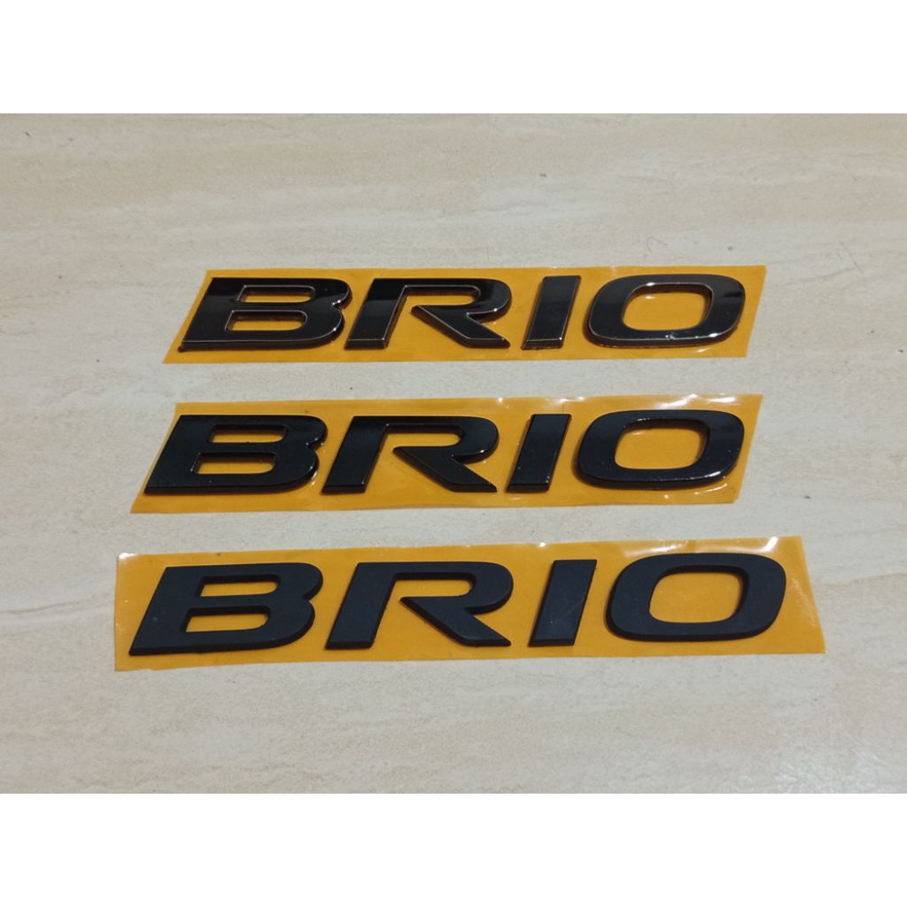 EMBLEM BRIO/ HONDA BRIO/EMBLEM BAGASI HONDA BRIO