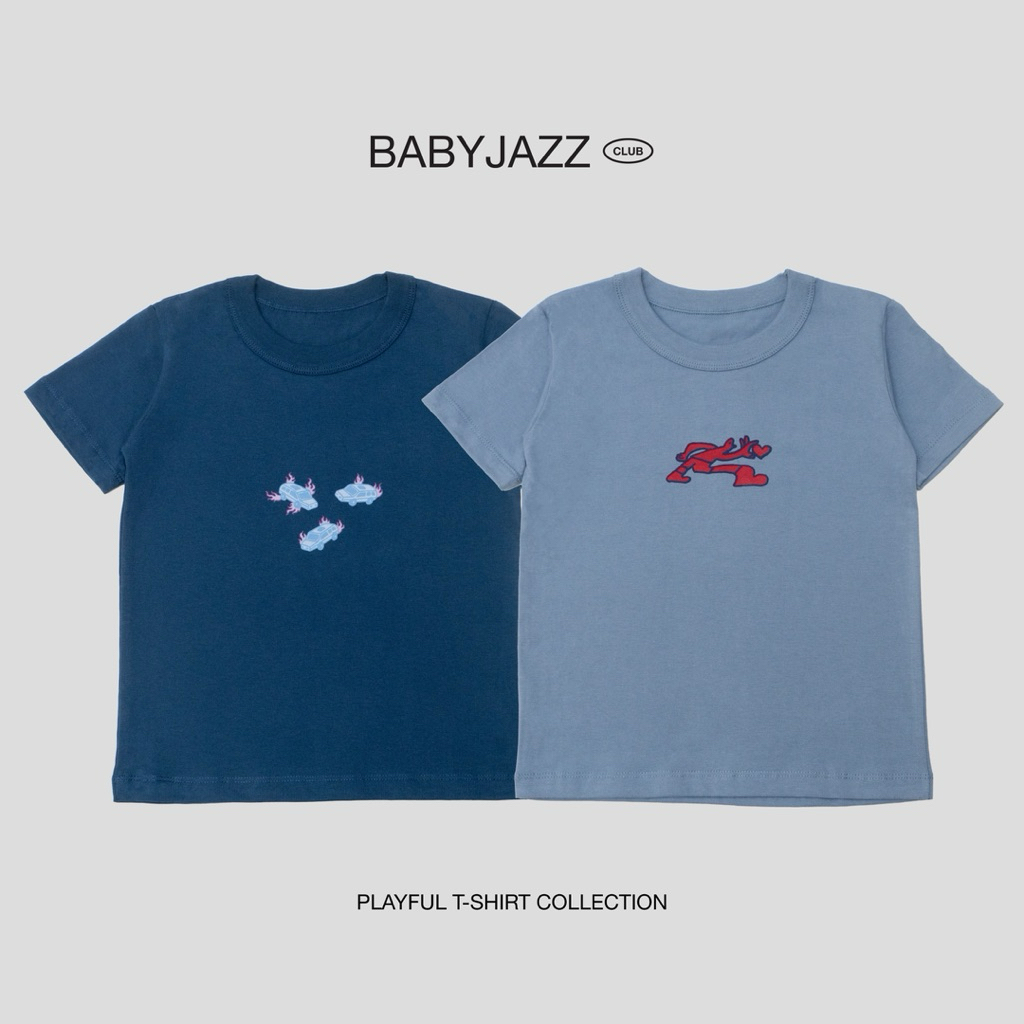 BABY JAZZ CLUB - Baju Kaos Anak Laki-Laki Keren dan Simple - Cotton Combed Supersoft 24s