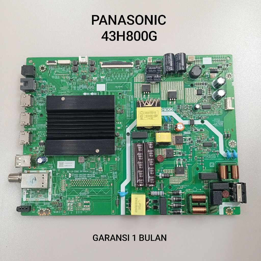 MAINBOARD TV PANASONIC 43H8006 - MB - MOTHERBOARD - MODUL - MOBO - MESIN TV PANASONIC