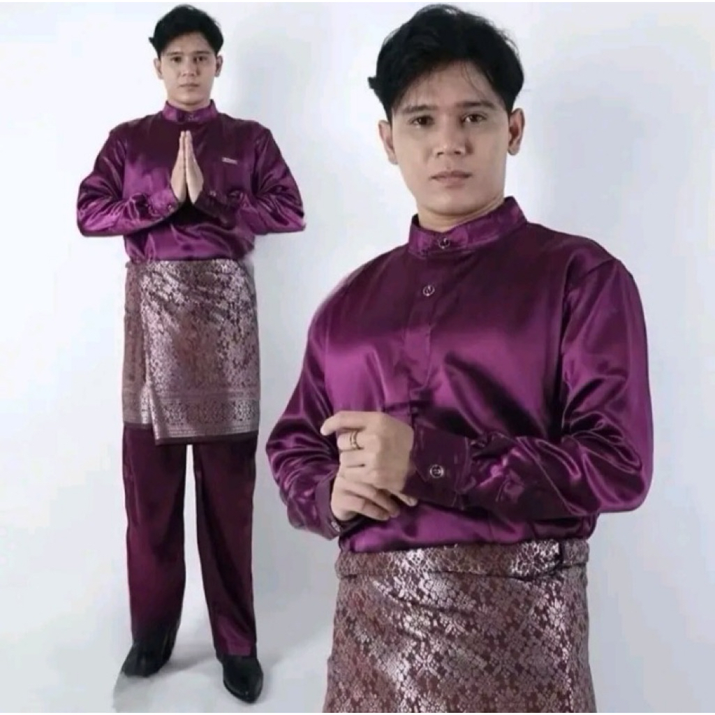 STELAN TELUK BELANGA PRIA / STELAN BAJU MELAYU PRIA/ BAJU TELUK BELANGA MALAYSIA /  STELAN BAJU PRIA