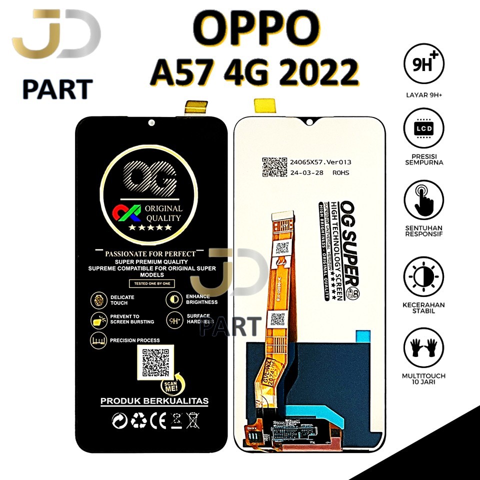 LCD TOUCSCREEN OPPO A57 4G 2022 ORIGINAL 100% FULLSET