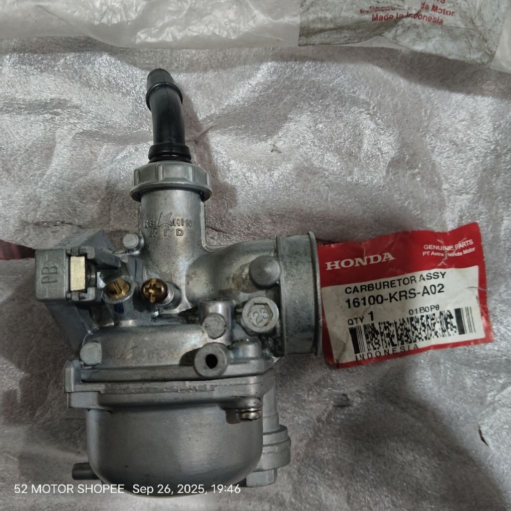 16100-KRS-A02 CARBURETOR ASSY KARBURATOR supra fit lama original AHM