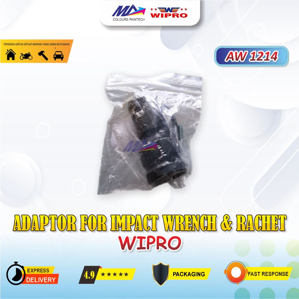 Wipro Adaptor for Impact Wrench (Set) AW-1214 / Adaptor Impact