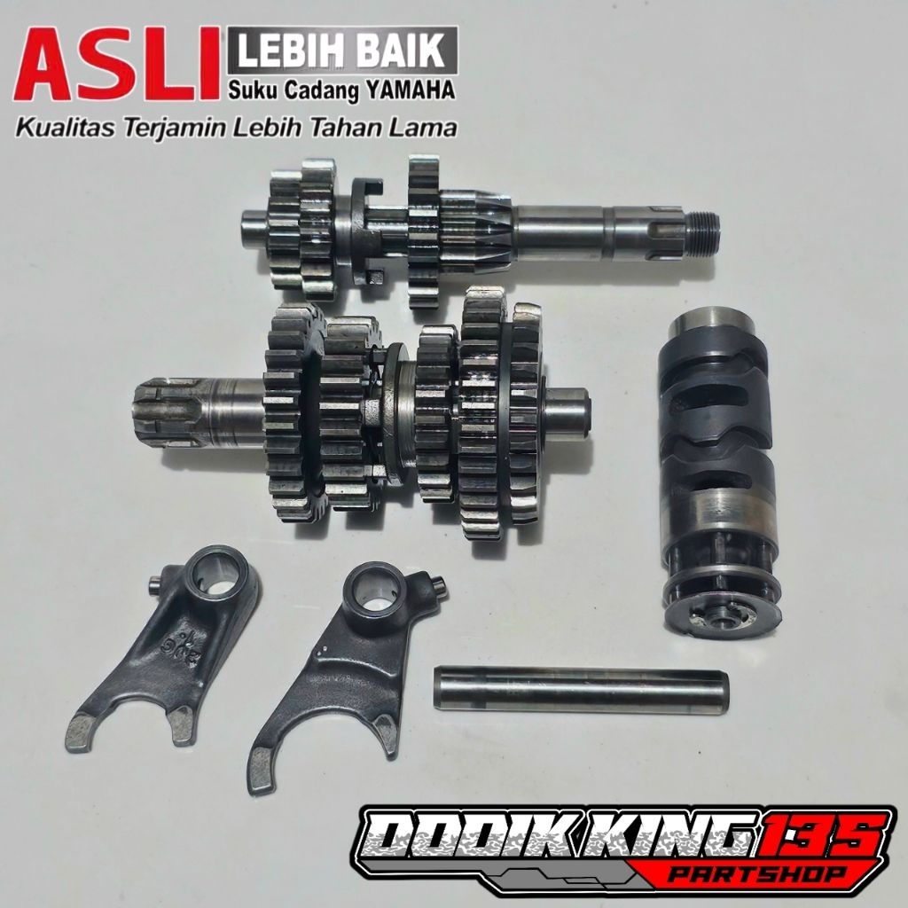 PAKET GEARBOX GIRBOX RASIO MESIN SET F1ZR FIZR FULL CLUTCH ORIGINAL YAMAHA CABUTAN MOTOR