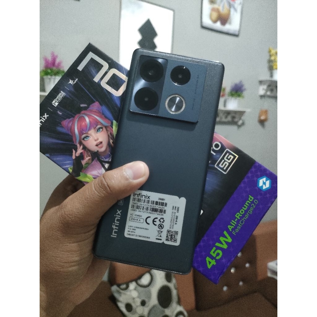 seken Infinix note  40 pro 5G Ram 8/256