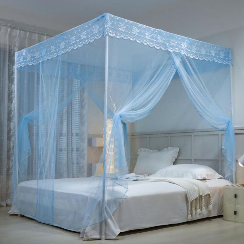 kelambu tidur kelambu tirai kotak kelambu tebal premium ukuran jumbo