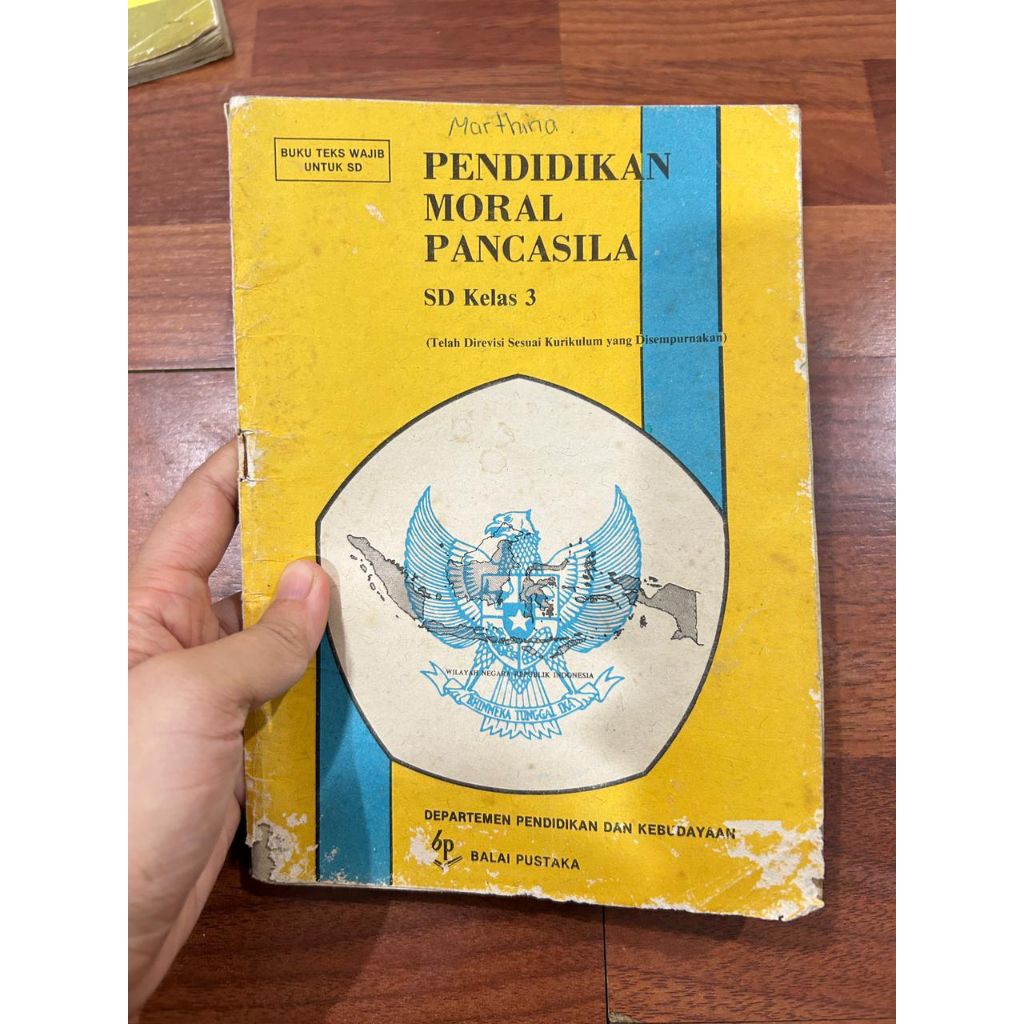 Buku - PENDIDIKAN MORAL PANCASILA untuk SD kls 3