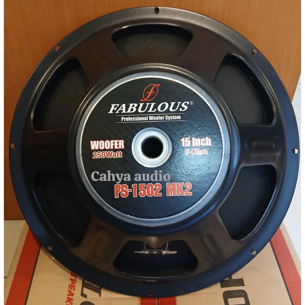 FABULOUS 1502MK2 SPEAKER KOMPONEN 15" INCH DAUN COTING