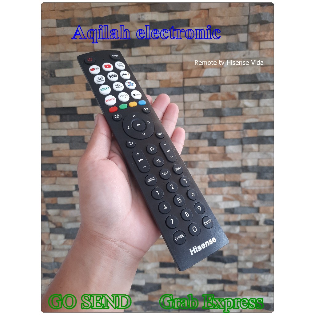 Remote tv hisense smart tv VIDAA EN2G36H smart tv 43EK E4 E6 series
