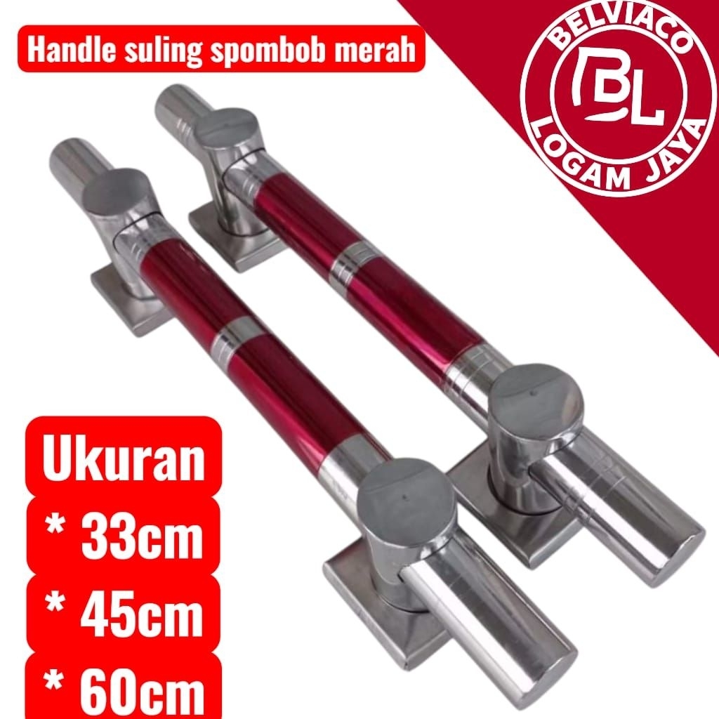 TERLARIS 2pcs Handle pintu / Tarikan pintu / pegangan pintu minimalis / gagang pintu stainless