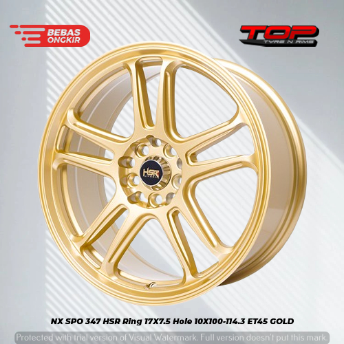 velg mobil nx spo ring 17 murah | pelek mobil new avanza innova serena warna gold r17