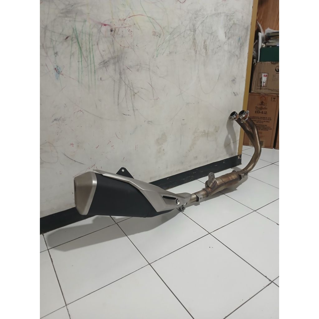 knalpot honda cbr500r cb500x cb500f original mulus
