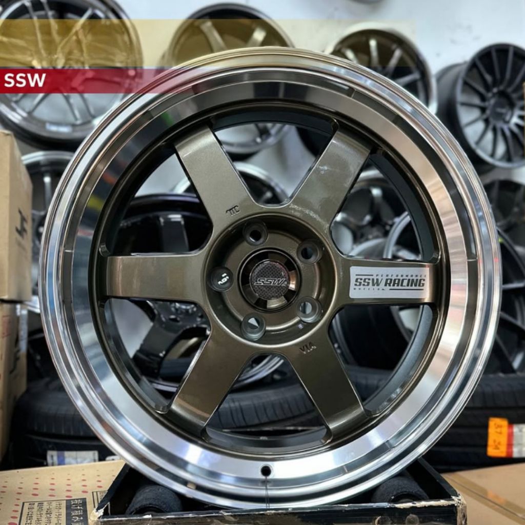 velg te37v r18 original ssw thailand lebar 8,5 pcd 5x114,3 velg mobil ring 18 velg racing r18 Innova