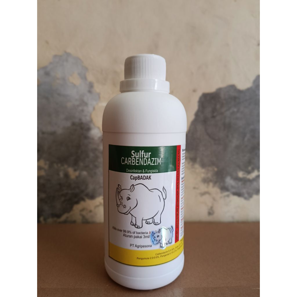 Disinfectan sulfur carbendazim 500ml/fungsida Cap Badak
