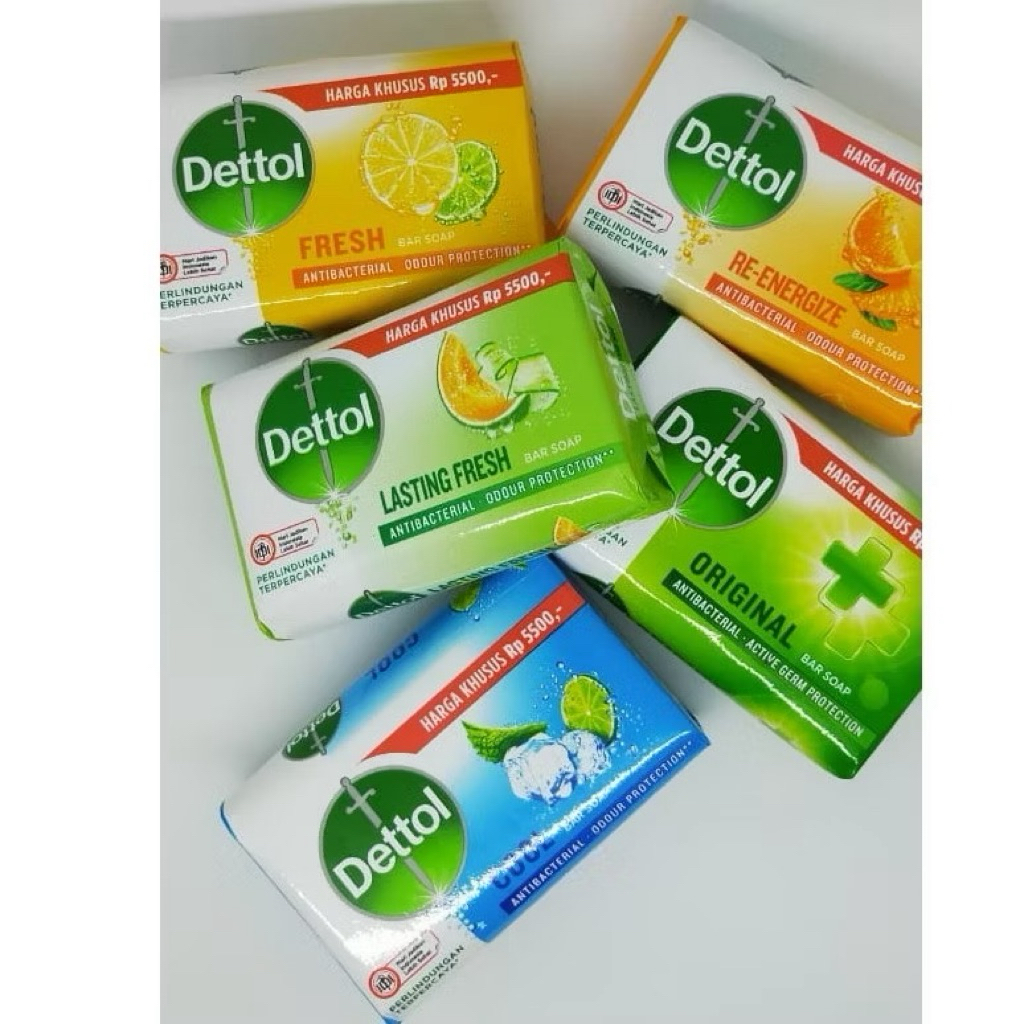 Paket 7pcs SABUN DETTOL 100gr Sabun Batang Dettol Ukuran Besar