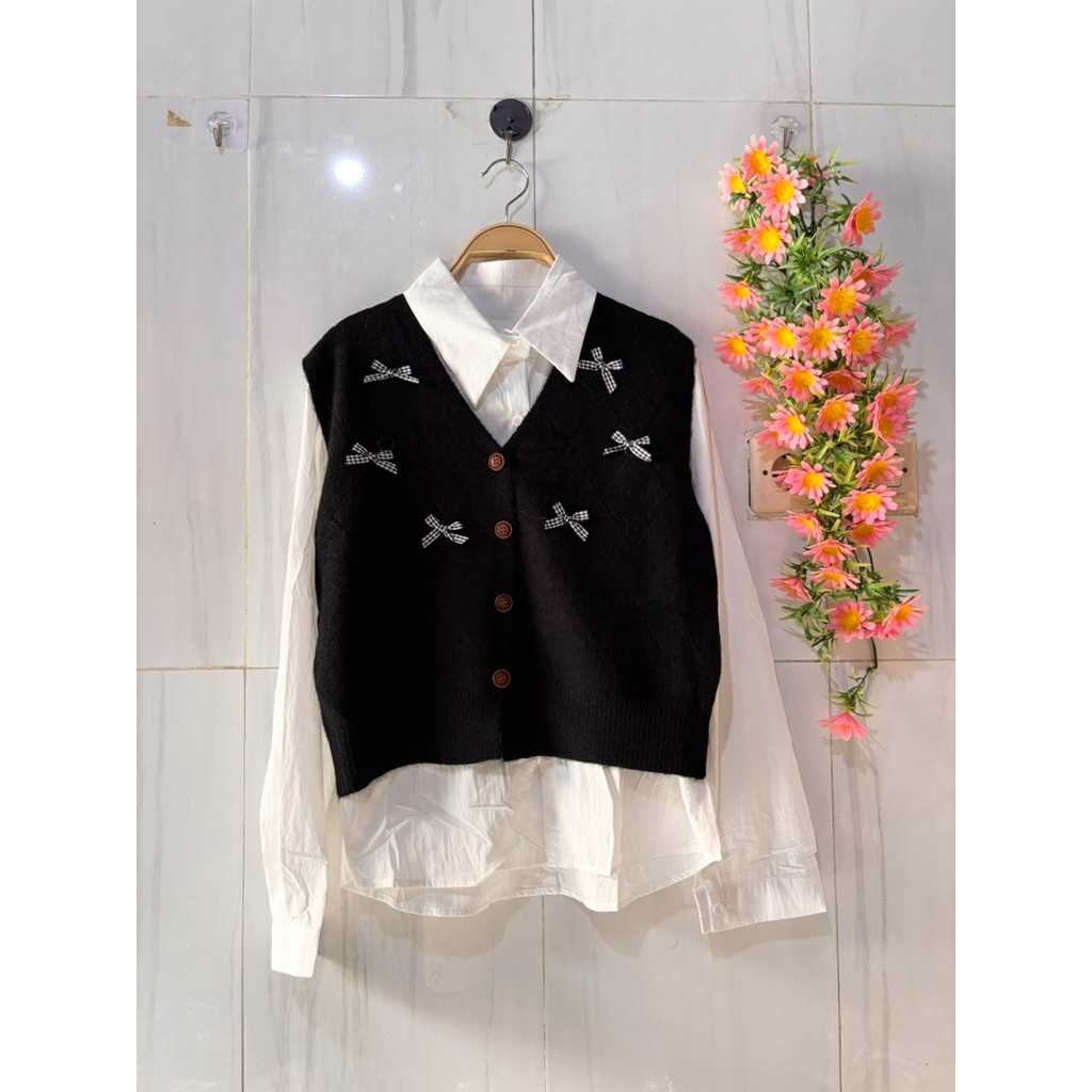 kemeja vest wanita import premium kemeja import premium kemeja wanita