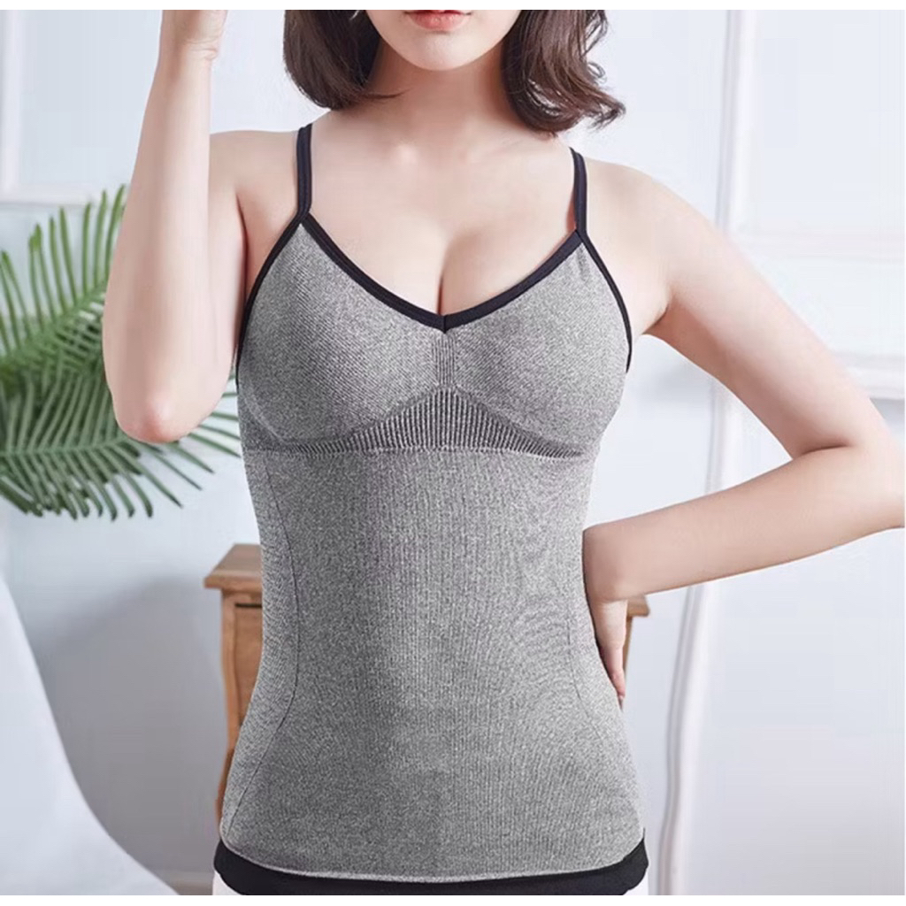 TANKTOP CUP BRA TALI SILANG