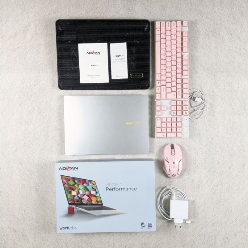 Advan Workplus Ryzen 7 7735HS Radeon 680M 16GB SSD 512GB Fullset Second Bekas