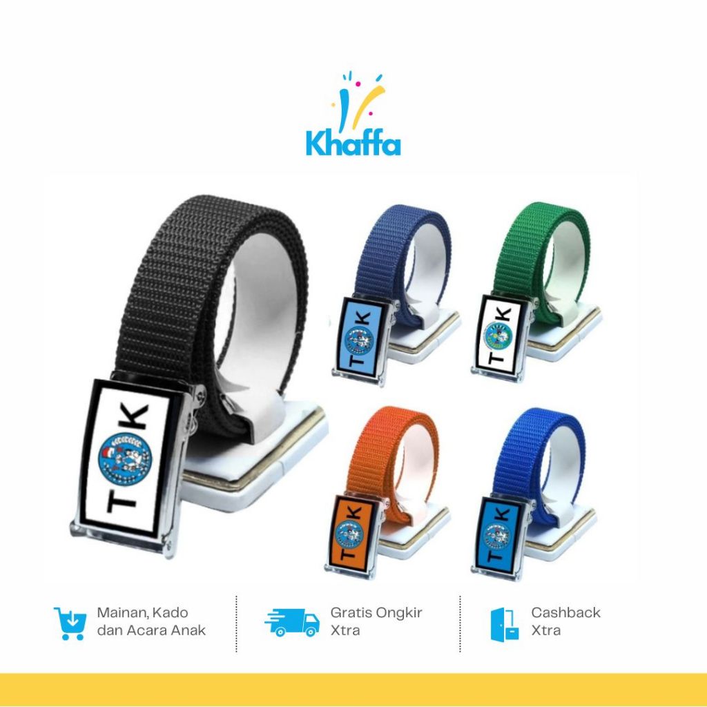 Sabuk Sekolah TK Anak Laki-laki / Sabuk Anak TK Sekolah Anak Perempuan Murah