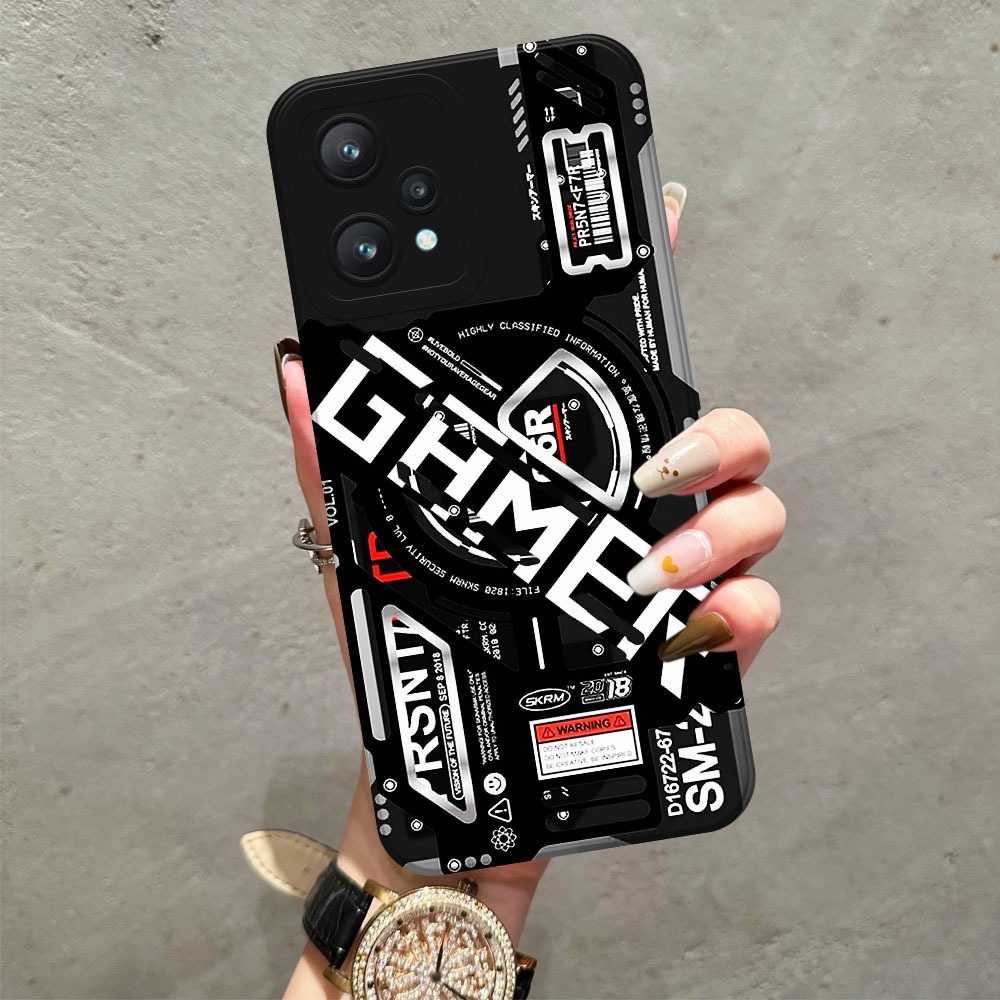 [RC02] Sotfcase Untuk Realme 9/Realme 9 Pro/Realme 9 Pro Plus - Motif Mesin CPU Cyber Punk Terbaru, 