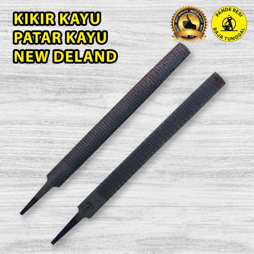 KIKIR KAYU 10" 1/2 BULAT PATAR 10 DIM KIKIR 250mm RASP FILE 25CM SETENGAH LINGKARAN