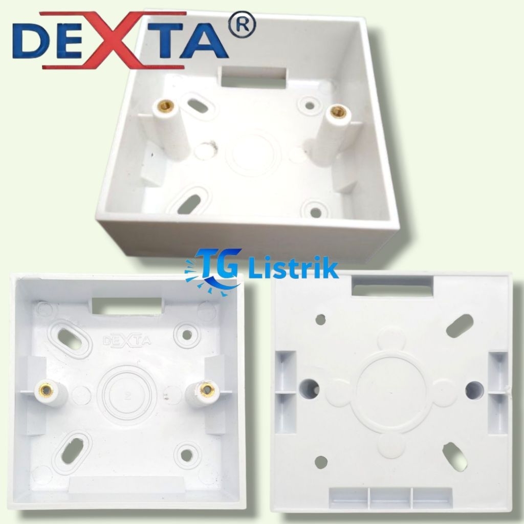 Dexta Outbow Dus Dos OB Dus Segi Persegi Kotak Putih DX-110 Tempel Plus Baut